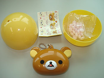 リラックマ フェースケース ラムネ入り